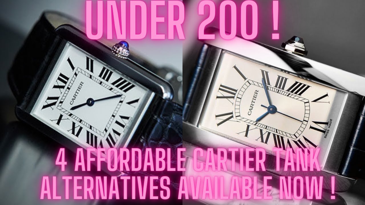 THE BEST CARTIER TANK ALTERNATIVES AVAILABLE NOW (2021) UNDER 200 EUROS OR DOLLARS.