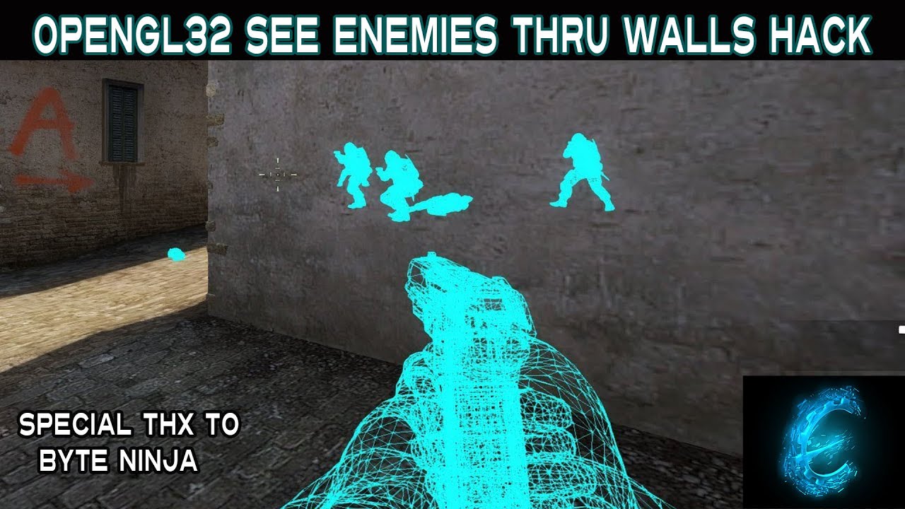 WALLHK: Seeing Enemies Through Walls Without C++ | OPENGL32