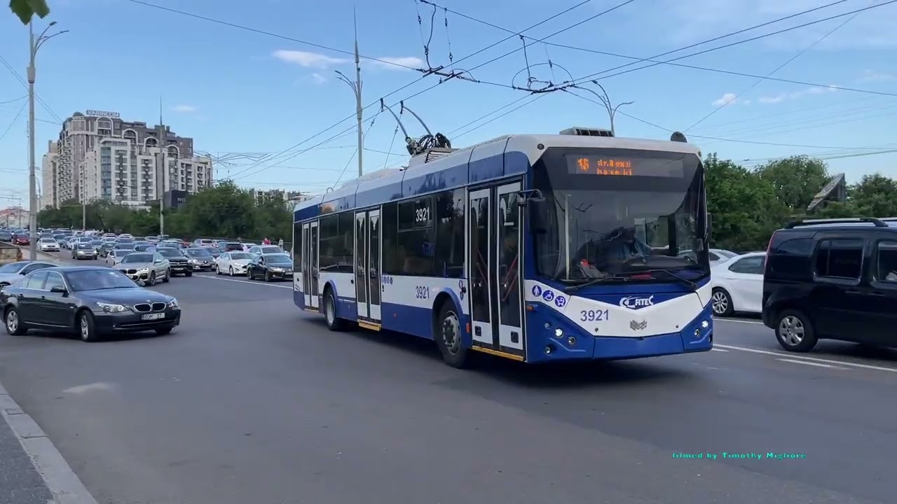 Trolleybuses in Chisinau, Moldova 2025 - Chişinău - Троллейбусы в Кишиневе
