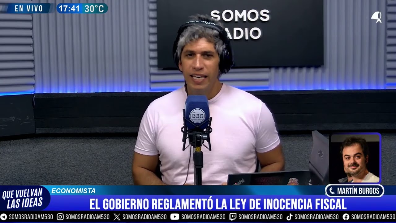 LEY de INOCENCIA FISCAL: &iquest;DE QU&Eacute; TRATA? | ENTREVISTA a MART&Iacute;N BURGOS - QUE VUELVAN LAS IDEAS