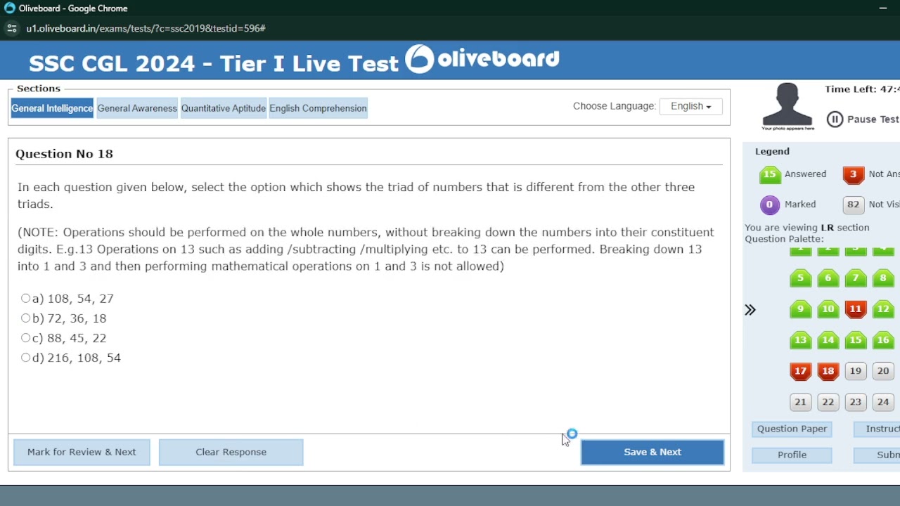 OLIVEBOARD SSC CGL LIVE MOCK TEST 06 JULY 2024 #ssccgl  #oliveboardssc