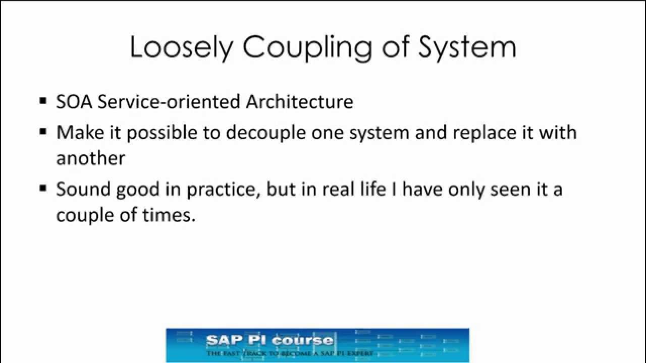 SAP PI Introduction Video 1