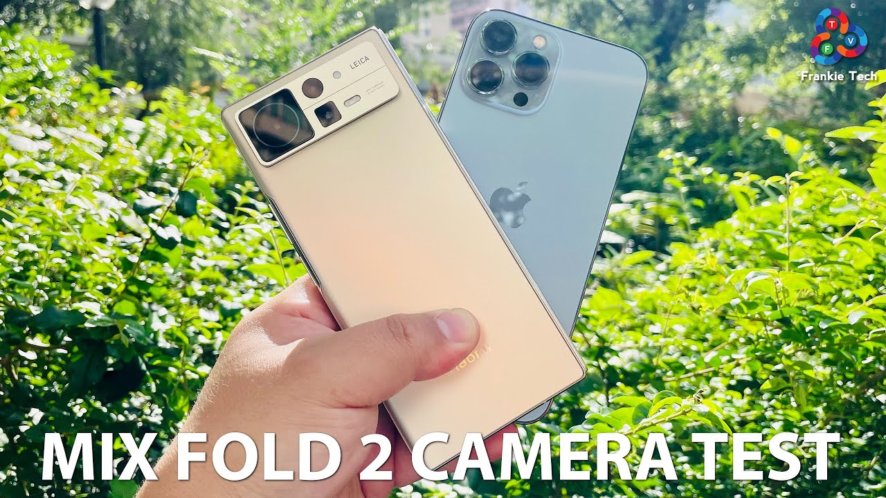 Xiaomi MIX Fold 2 vs iPhone 13 Pro Max CAMERA TEST