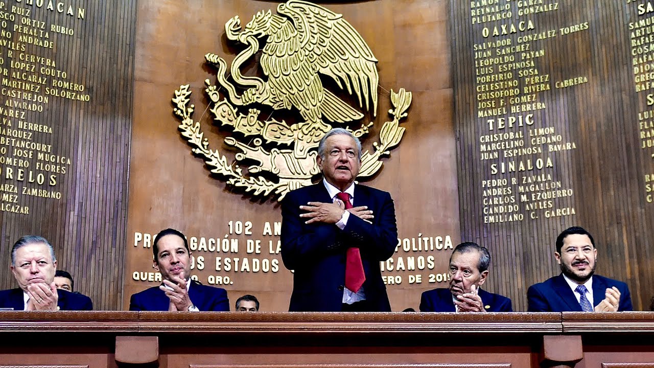 Aniversario de la promulgación de la Constitución de 1917 desde Querétaro, Querétaro