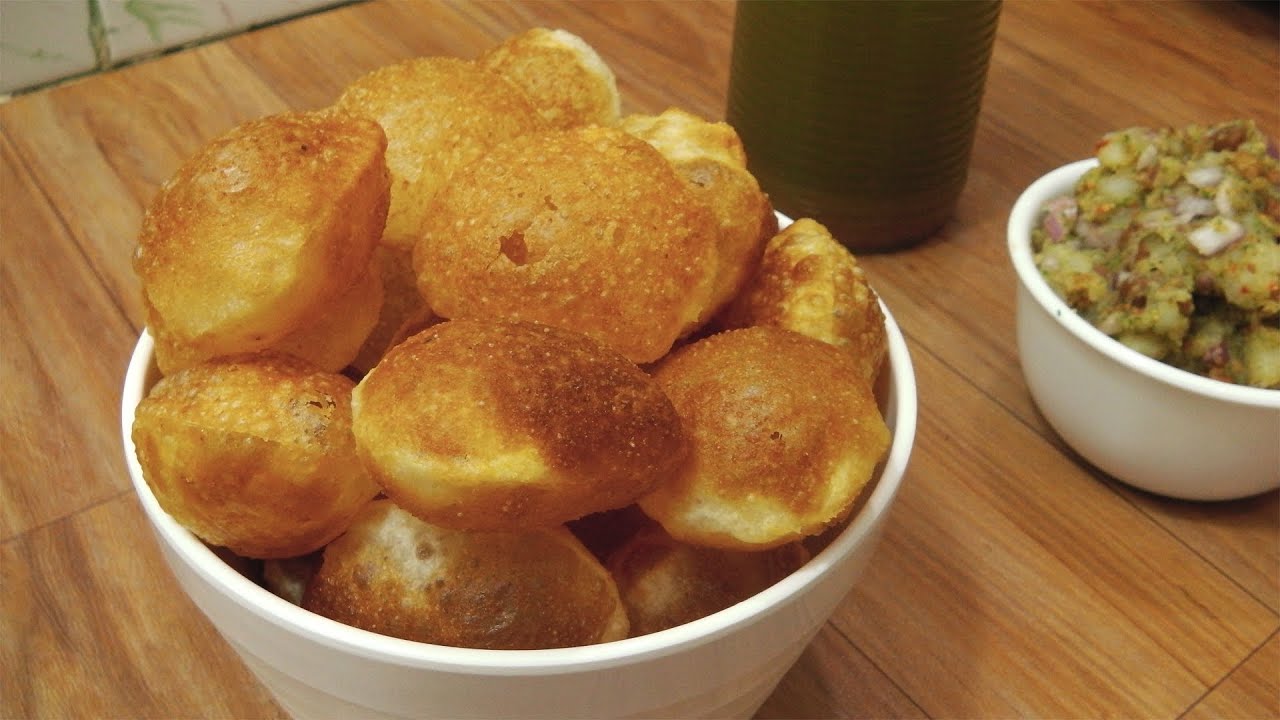 Puri for Pani Puri Recipe - Perfectly Crisp - Street Style | Indian Street Food