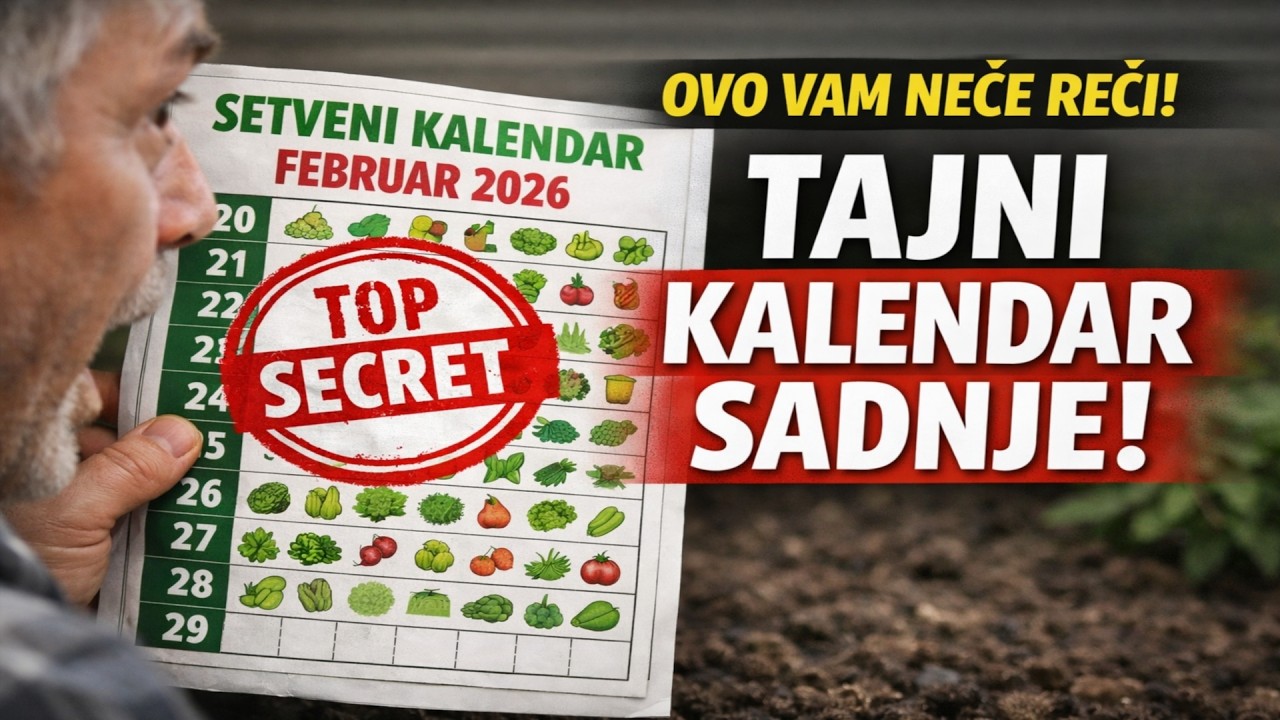 Ovo vam agronomi NEĆE reći! KALENDAR SADNJE za kraj februara 2026: 20 tajni za REKORDAN PRINOS!