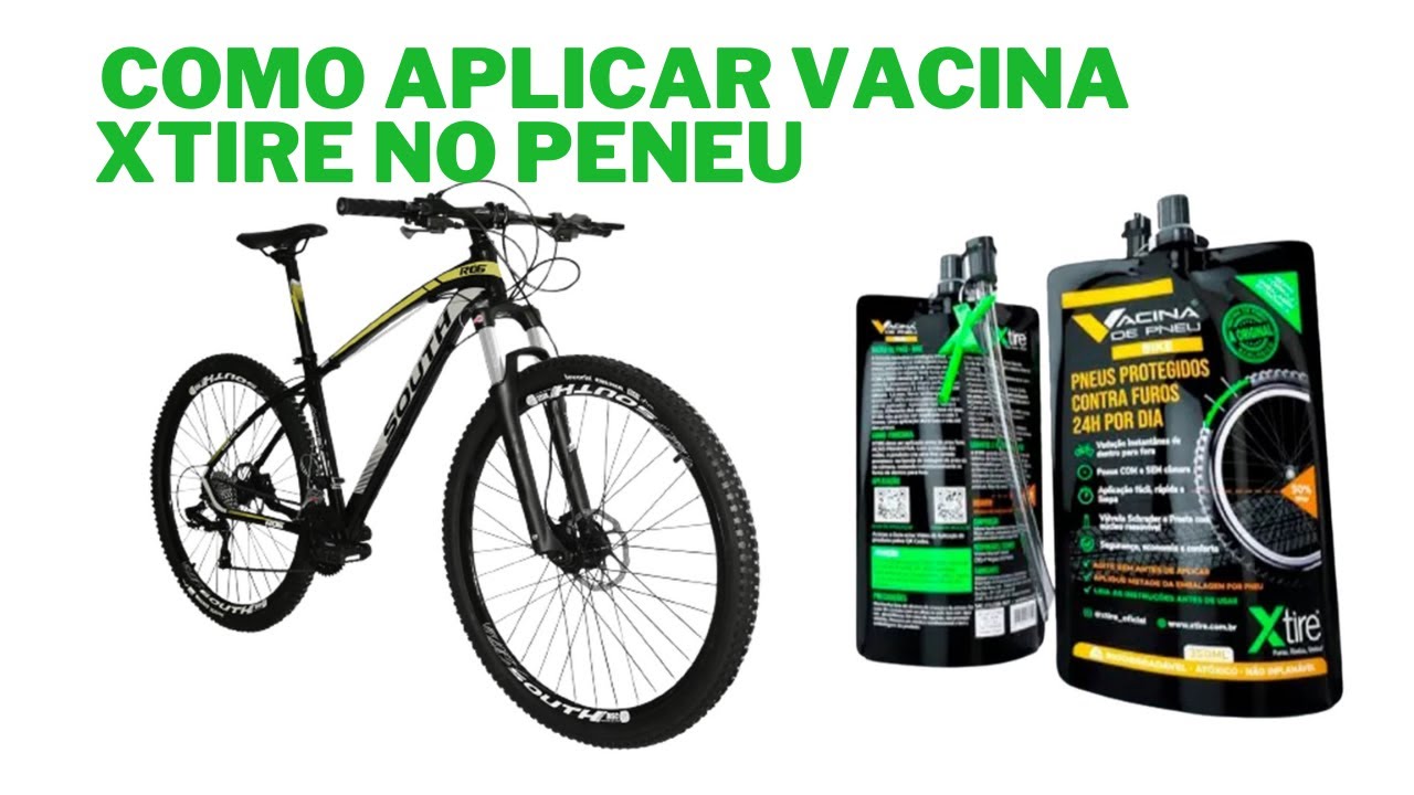 COMO APLICAR VACINA DE PNEU XTIRE NA BIKE