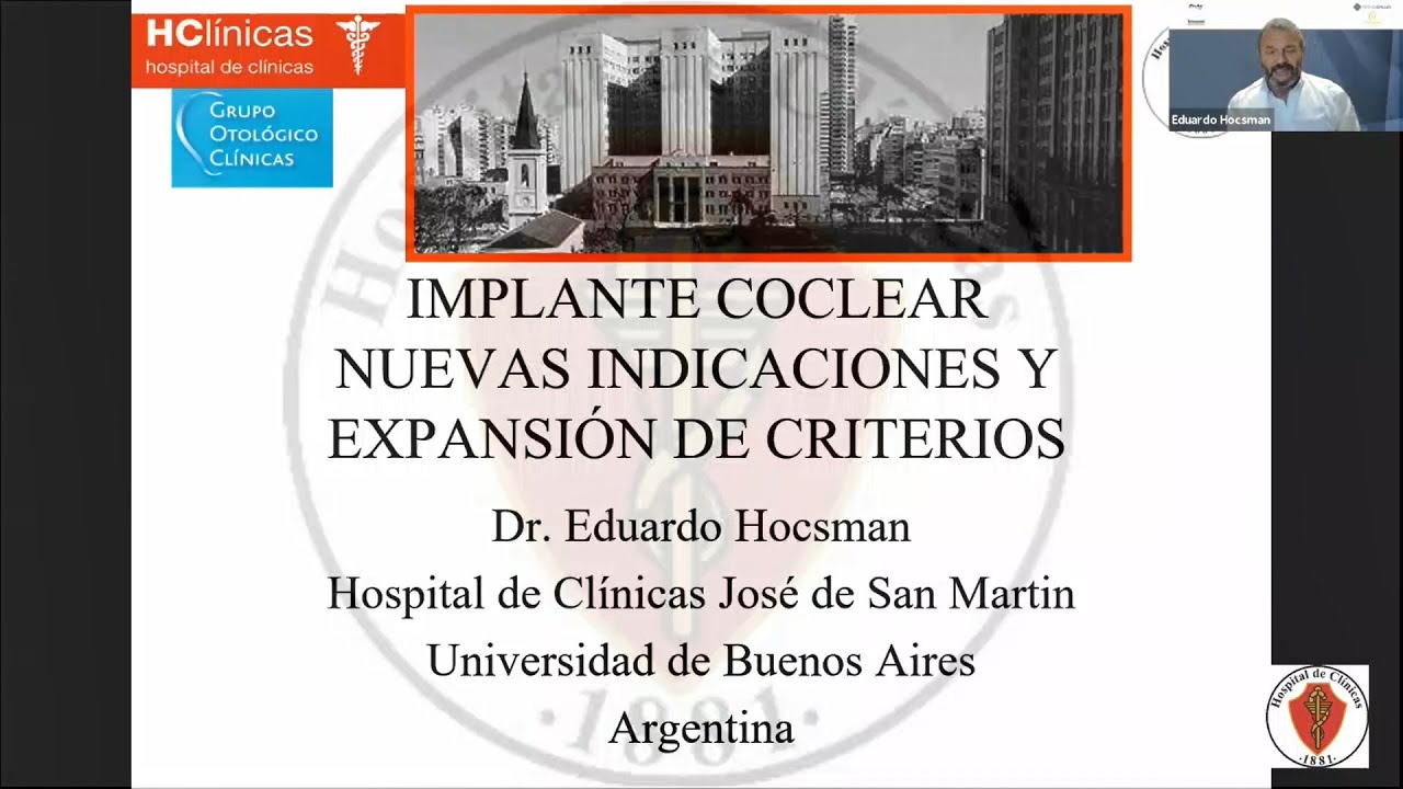 22/09/2021 - Implante coclear. Nuevas indicaciones y expansión de criterios