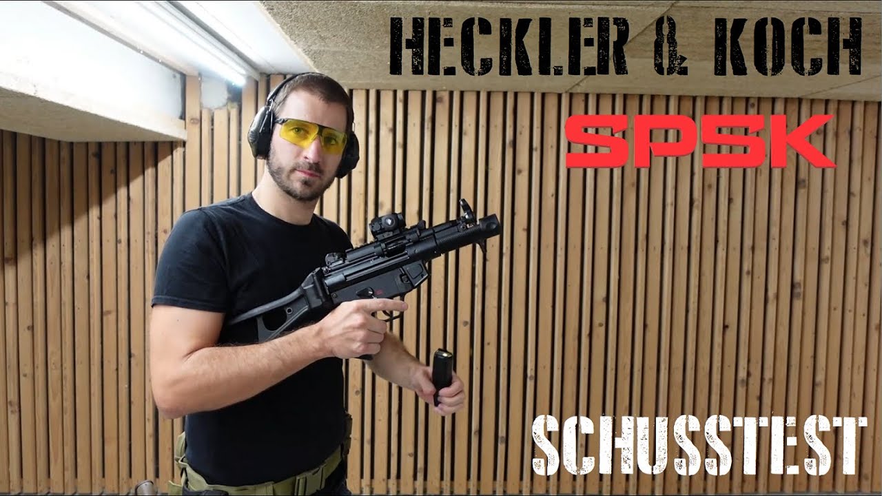 Heckler & Koch SP5K (9x19mm) // Schusstest