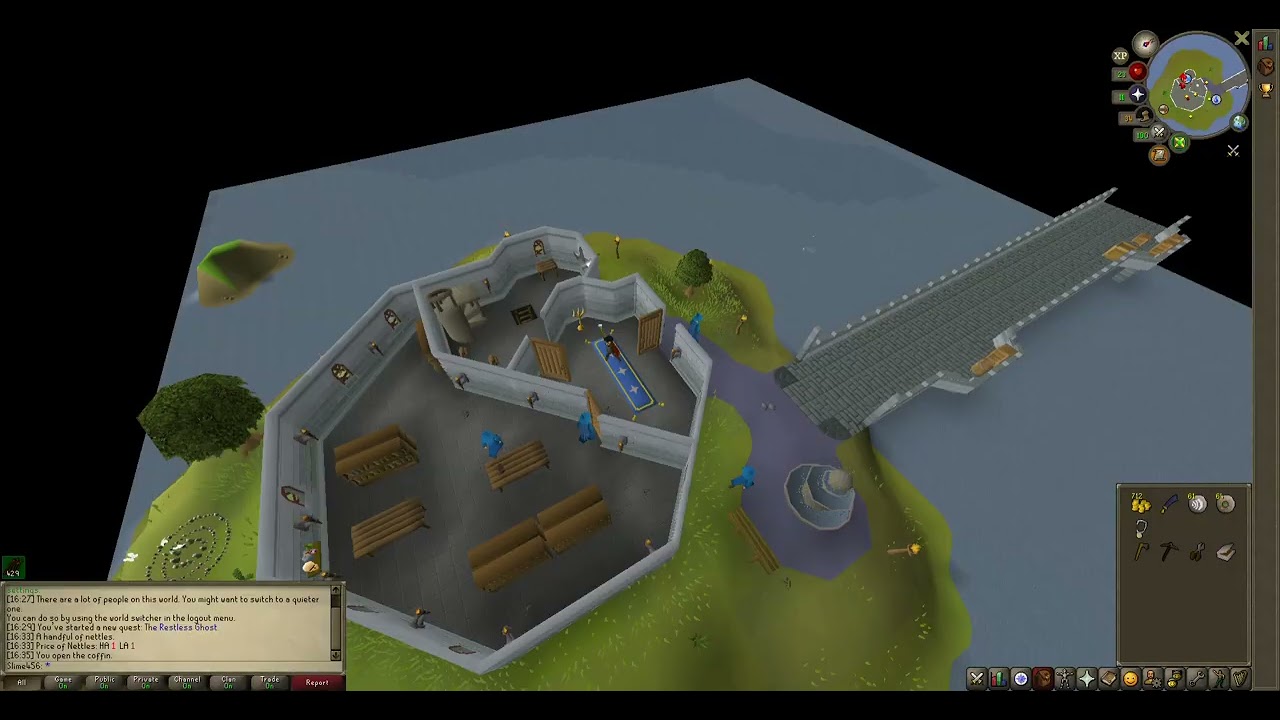 Some OSRS Gameplay to show my friend.