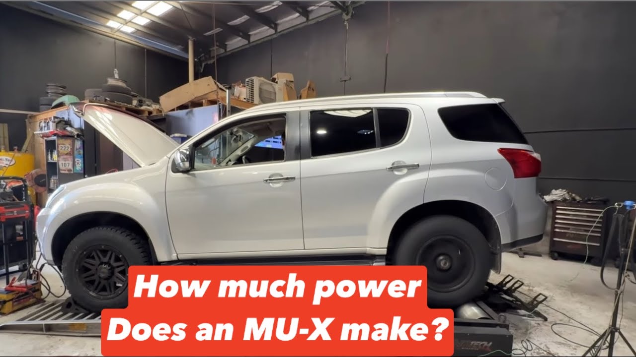 How much power does a Isuzu MUX make?