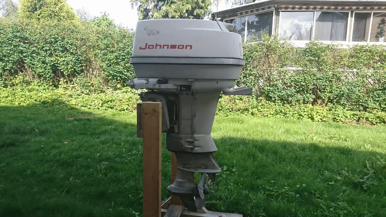 1962 40 HP Johnson Super Quiet Outboard
