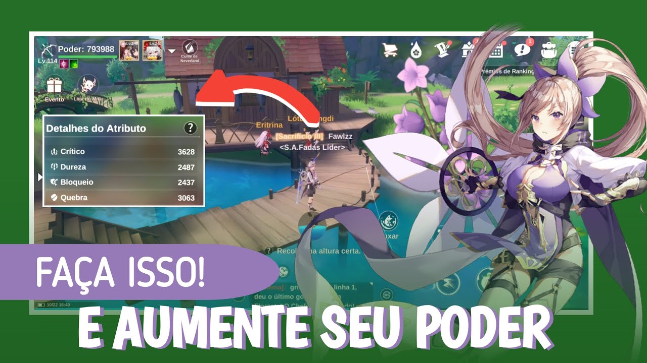 NÃO DEIXE DE FAZER ISSO TODOS OS DIAS!! - AUMENTE SEU PODER || NEVERLAND