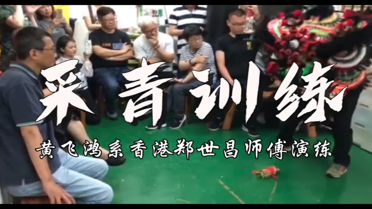 南狮如何采青？首次公开珍贵内部培训视频，黄飞鸿系舞狮采青教学大公开！