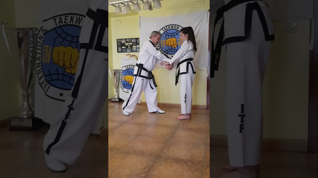 Taekwon-do ITF Hosinsul (Defensa Personal - Parte 1) Agarres de muñeca #tkdcontravirus Día 61