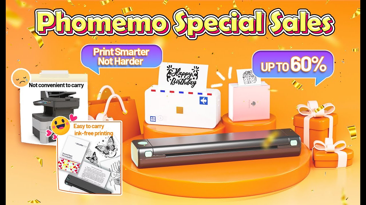 Phomemo | 🍄Must-have Printers: Live Demo of Label Makers M221\M220\M110! 15% off Code 👉 LIVEYTB15