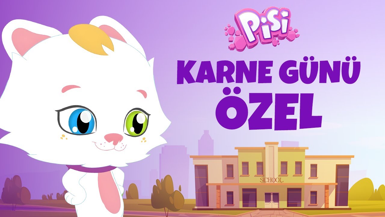 Pisi - Karne G&uuml;n&uuml; &Ouml;zel 🏫  #eğitici&ccedil;izgifilmler #pepee