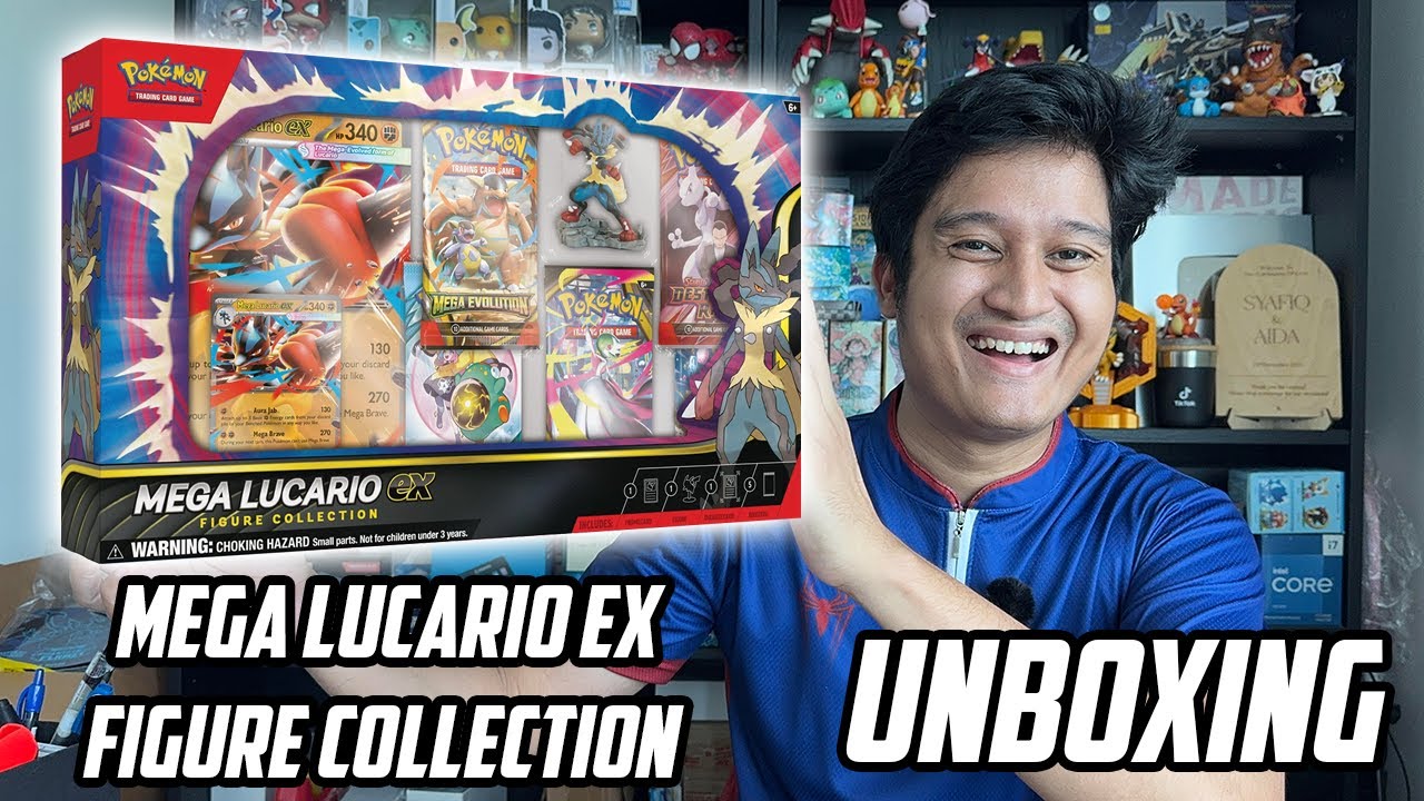 MEGA LUCARIO EX FIGURE COLLECTION BOX! JANGAN SKIP BOX NI KALAU MINAT LUCARIO!