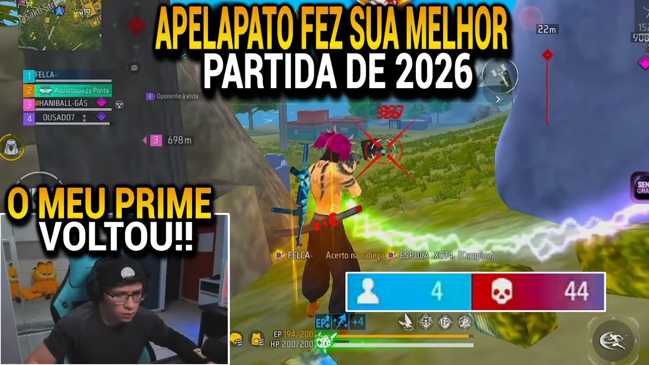 APELAPATO FEZ SUA MELHOR PARTIDA DE 2026 NA GUERRA DE GUILDAS