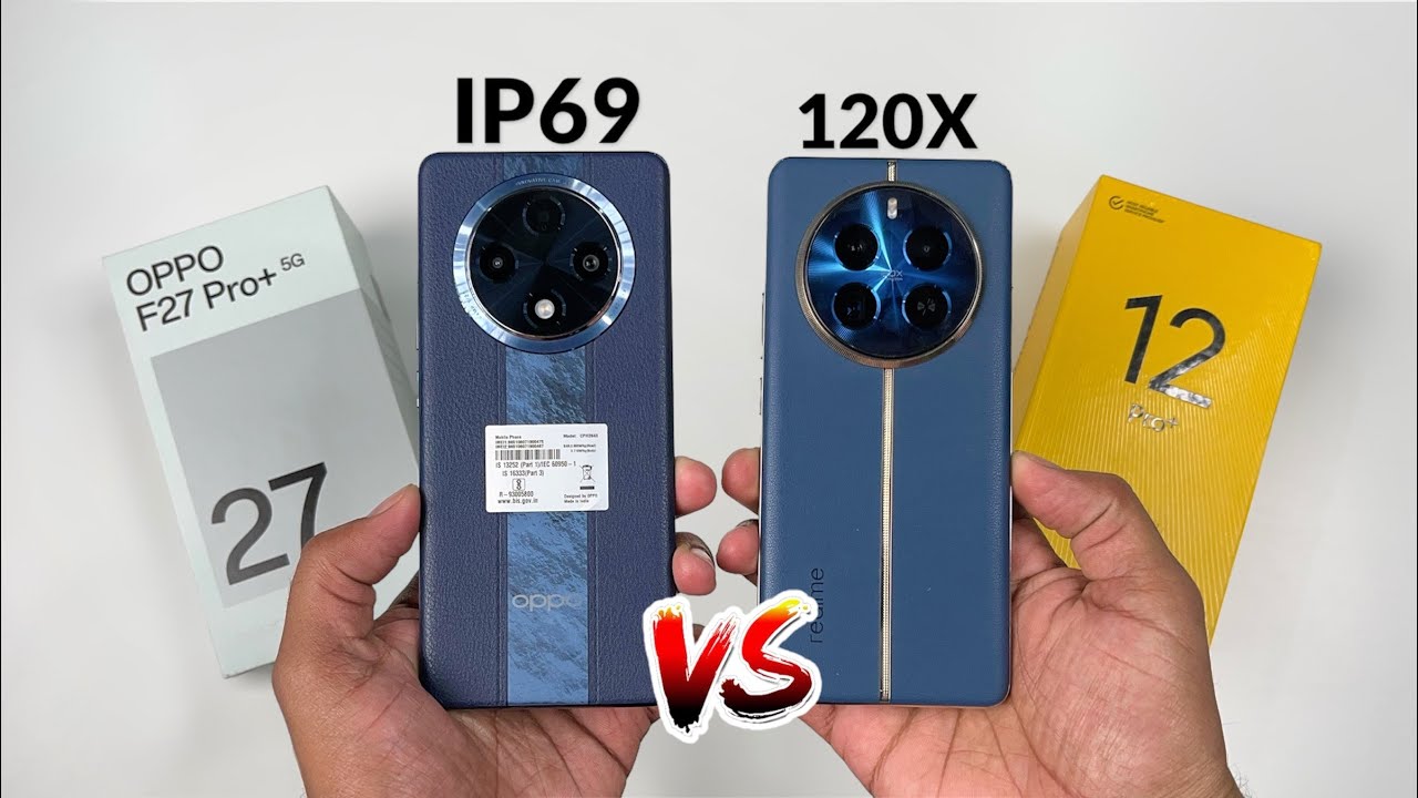 Oppo F27 Pro Plus Vs Realme 12 Pro Plus  Full Comparison | Who is Winner 🏆