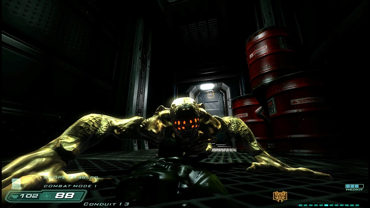 Perfected Doom 3 Great suicide Third person view