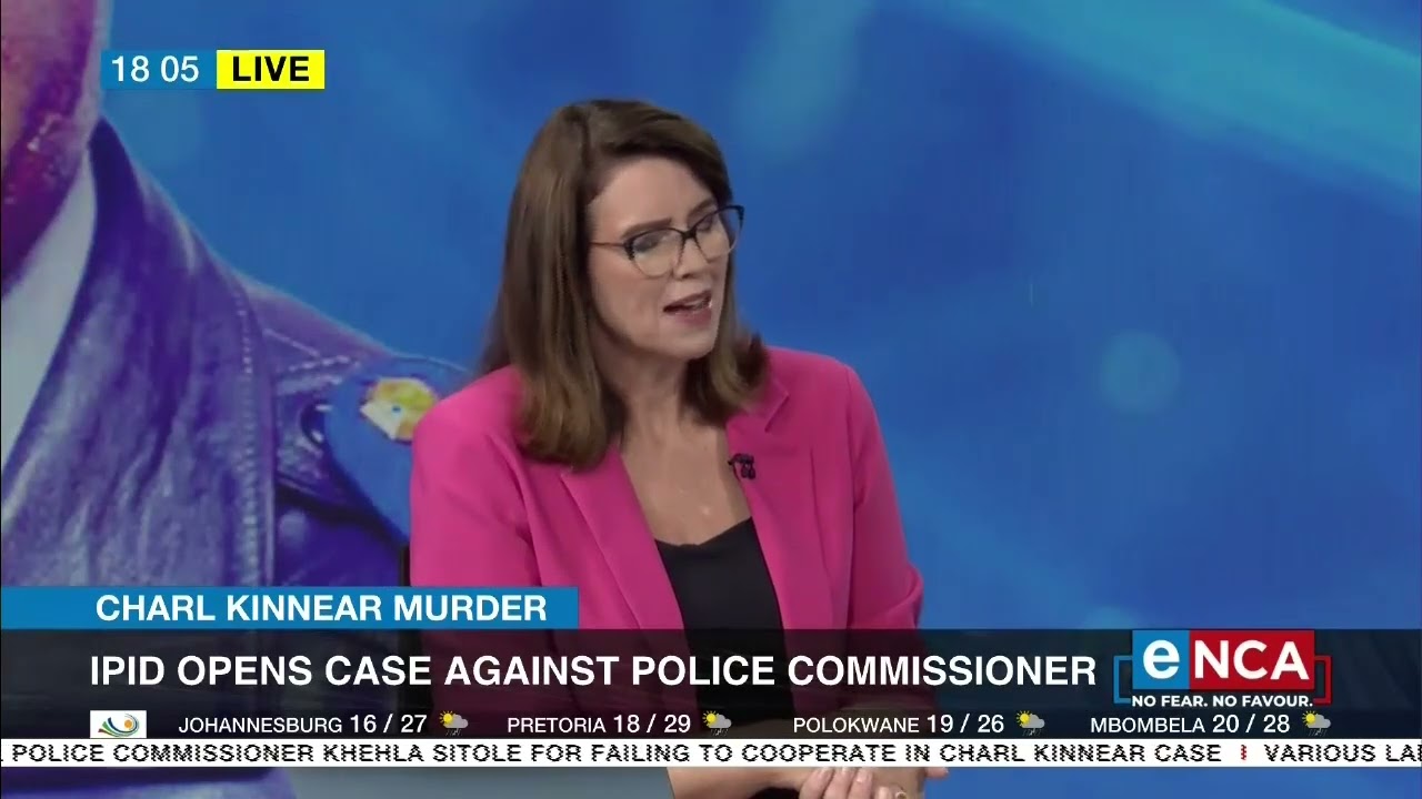 Charl Kinnear Murder | IPID opens cases against Police Commissioner