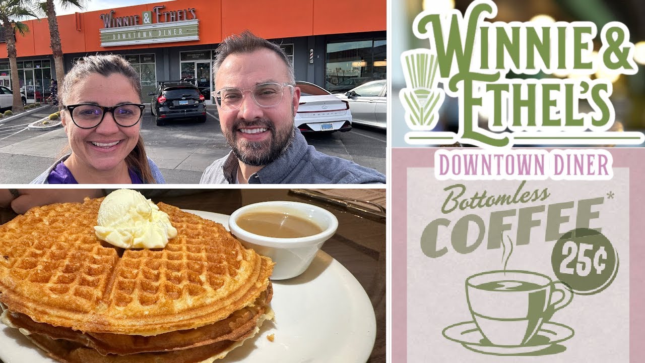 NEW CHEAP Breakfast Diner in Las Vegas | Winnie and Ethel's Downtown Diner