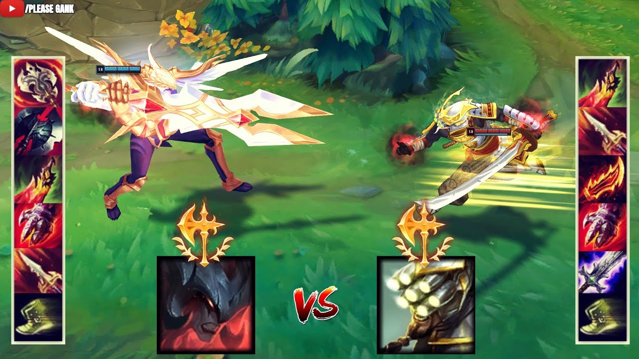 AATROX vs MASTER YI FULL BUILD FIGHTS & Best Moments!