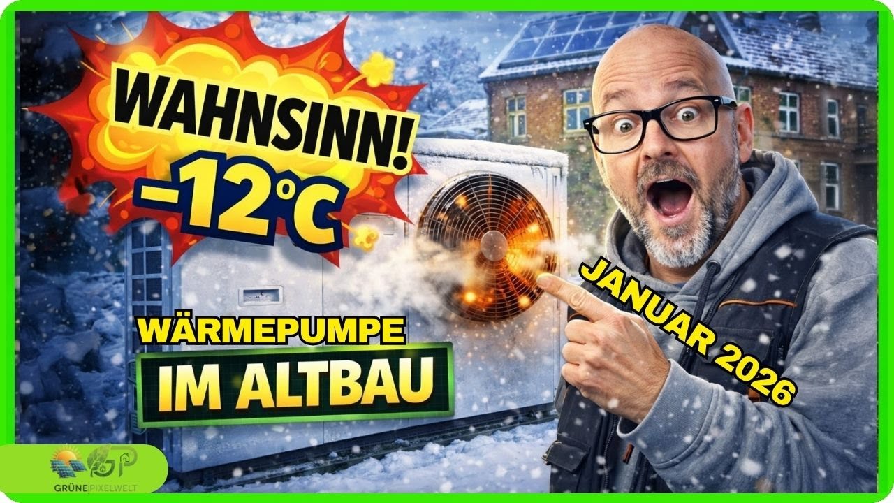 Meine Baufehler und schafft die Wärmepumpe -12°C im ungedämmten Altbau? ❄️🏠