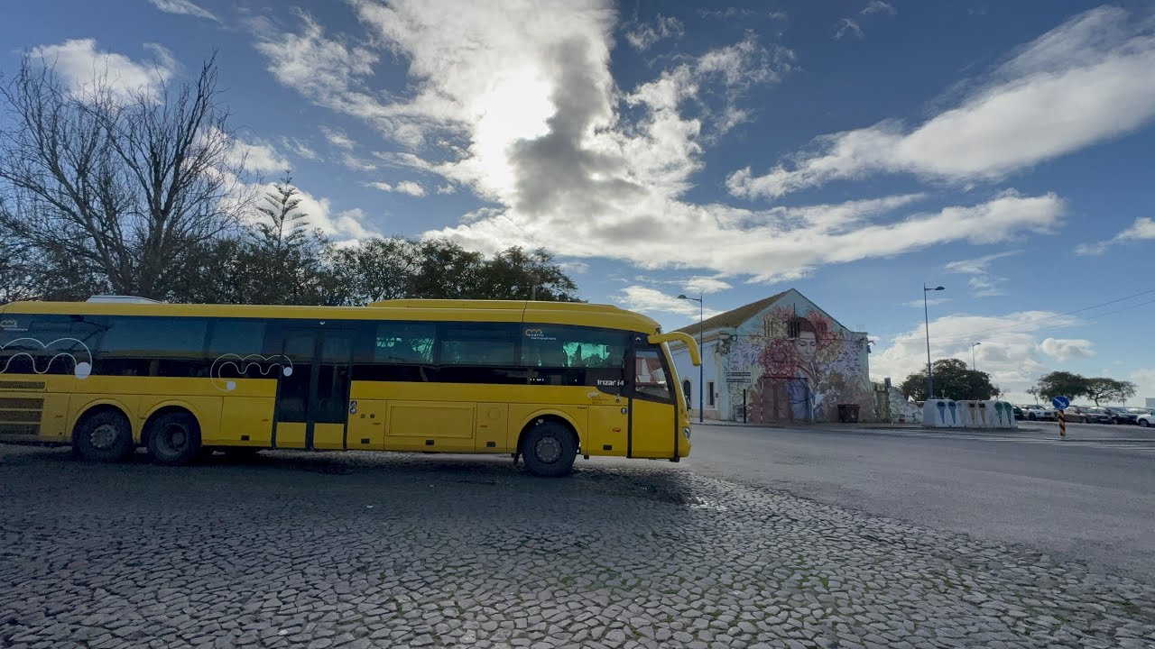 Portugal 144 Montijo - Bus no.4707 riding ②｜from Gare do Oriente 24-C｜to Praça Gomes Freire de Andr…