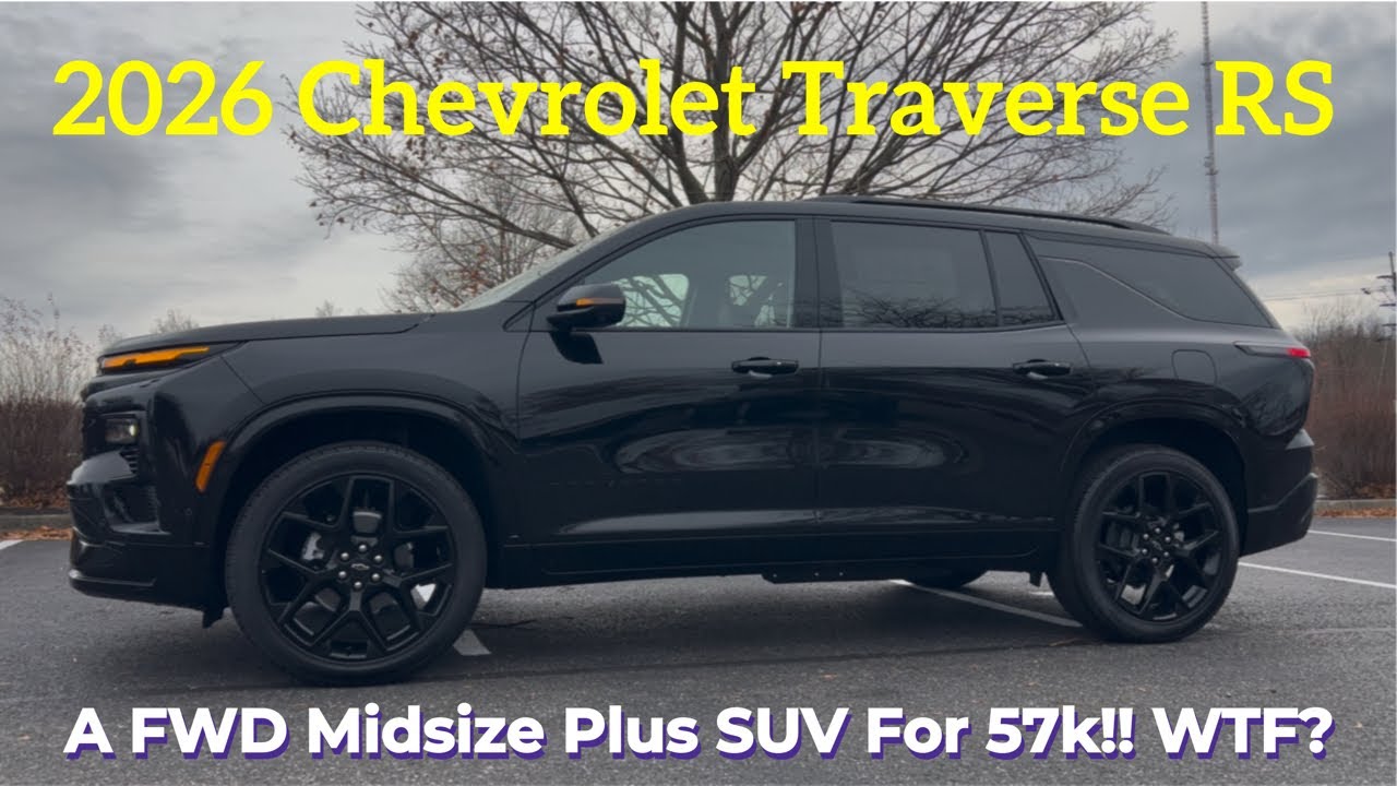 Chevrolet Traverse RS 2026 года: выглядит круто, но не слишком ли он дорогой?