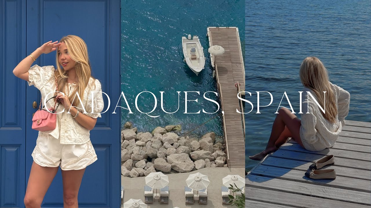Cadaqués Diaries 🌊 🍦 A Dreamy weekend in Costa Brava, Spring Outfits & Aperol Spritz By The Pool