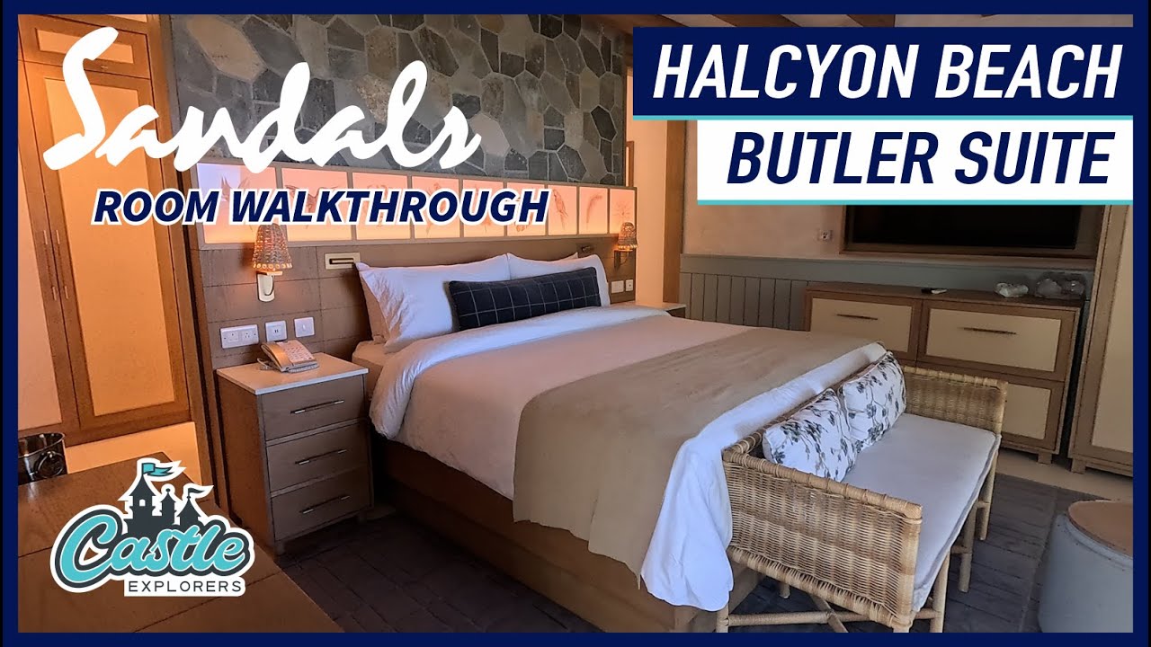 Экскурсия по номеру Sandals Halcyon Beach | Люкс с дворецким и собственным бассейном | Сент-Люсия