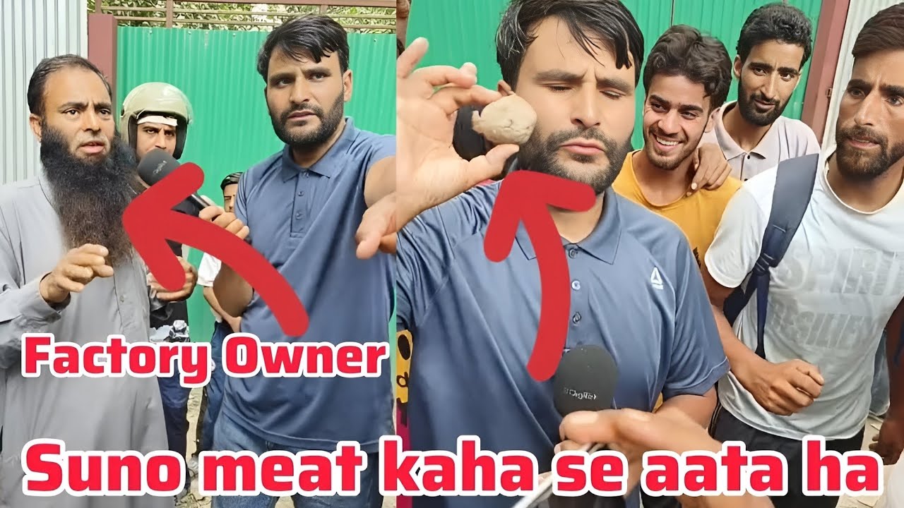 Dekho Factory Owner kya bol raha ha😳meat kaha se aata ha😳