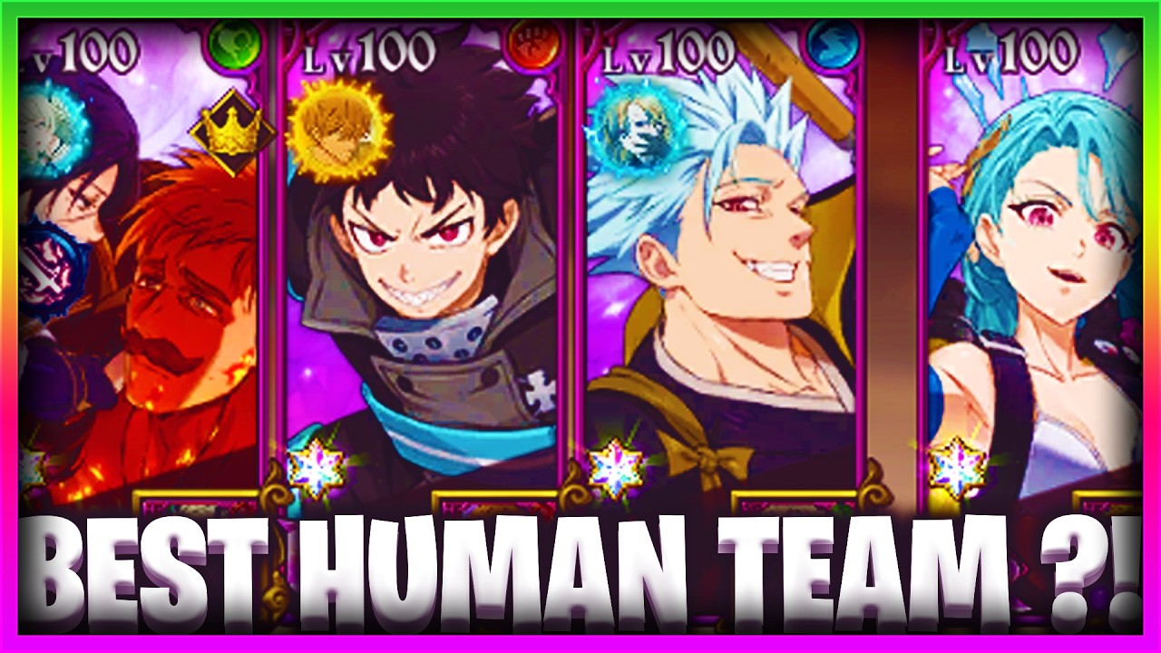 LA MEILLEURE TEAM HUMAINE ESCANOR MERLIN UR SHINRA ACTUELLEMENT EN PVP ?! 7DS: Grand Cross