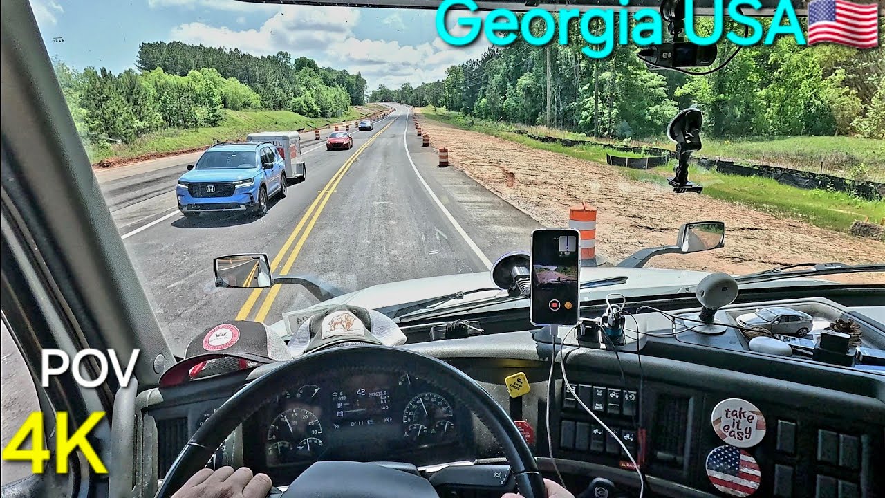 POV Truck Driving USA | Volvo VNL 760 | Relaxing 4K Ride for Beginners & Truck Lovers