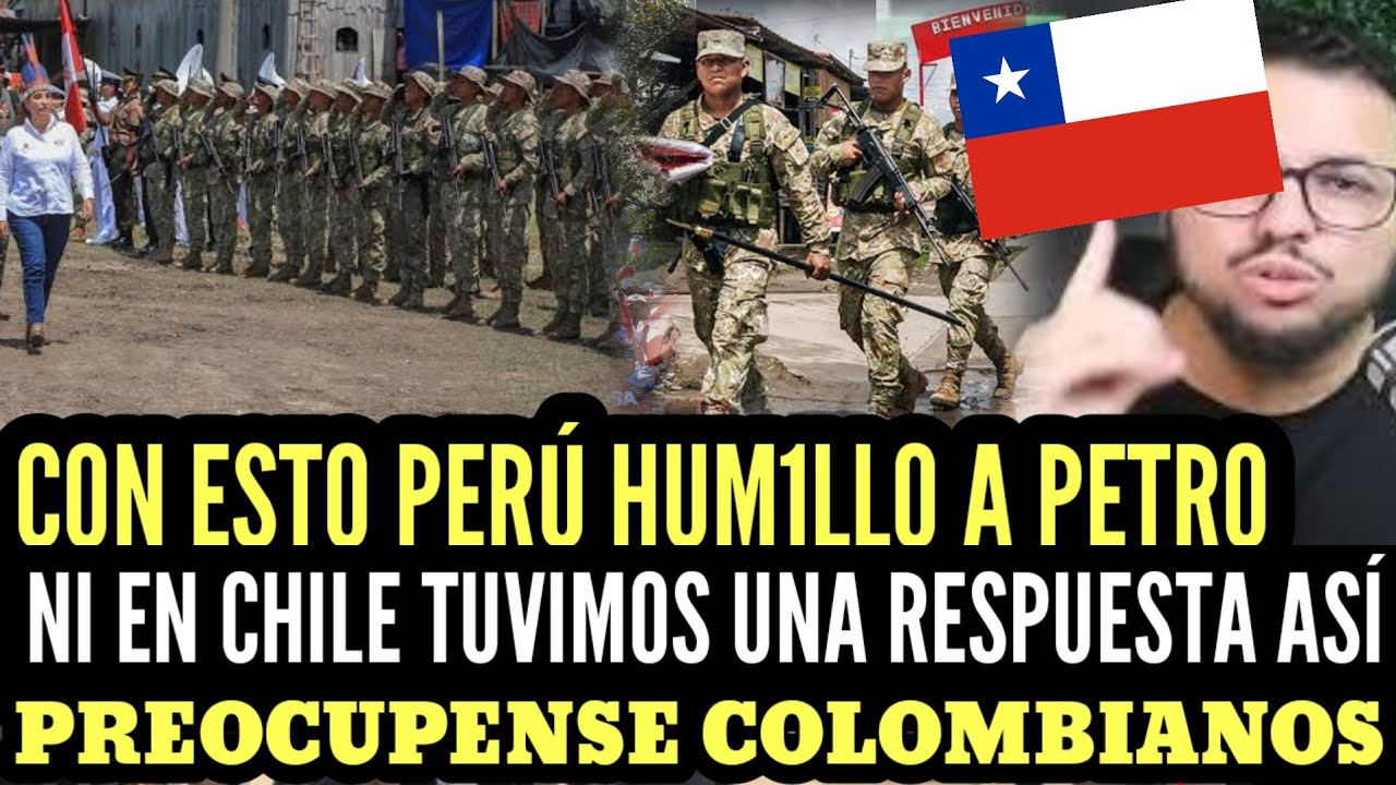 CHILENOS NO ESPERABAN TAL RESPUESTA MILITAR de PERÚ ante COLOMBIA ¡NI EN CHILE HICIMOS ALGO ASÍ!