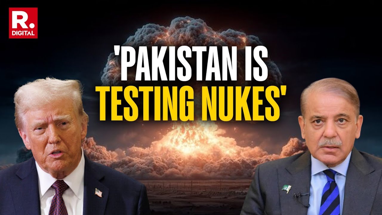 Trump Points At Pakistan For Testing Nuclear Weapons | US-Pakistan | BREAKING