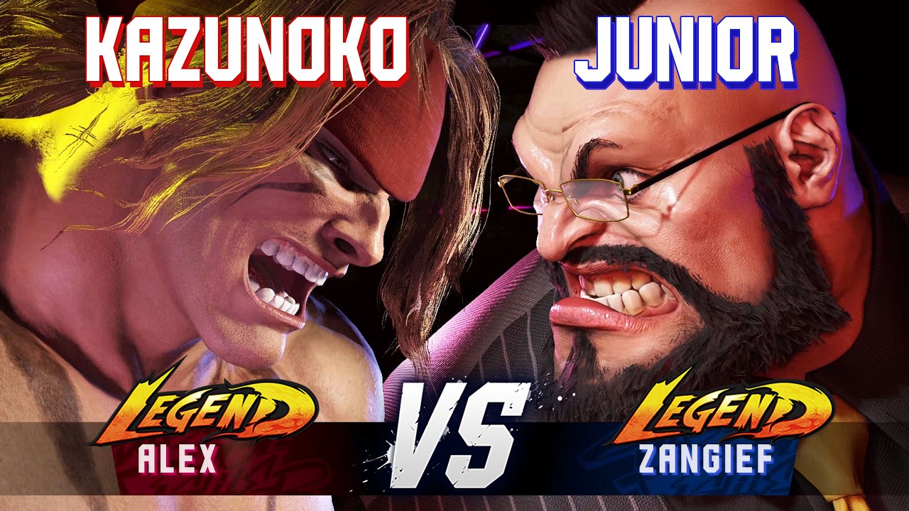 SF6 ▰ KAZUNOKO (Alex) vs JUNIOR (Zangief) ▰ High Level Gameplay