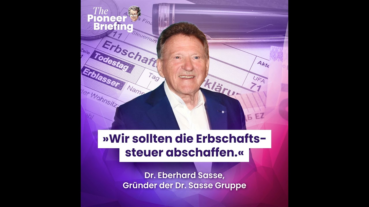 Eberhard Sasse zur Erbschaftssteuer | Merkel und Merz | Börse: Coca-Cola
