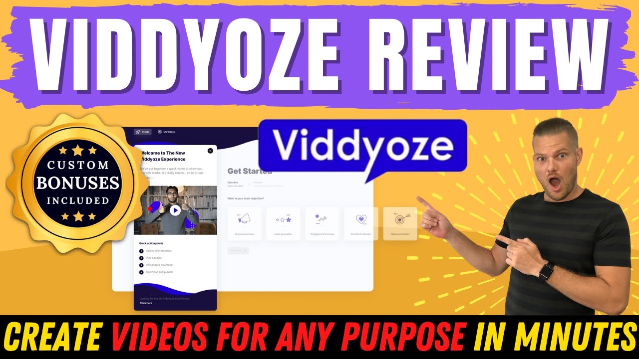 Viddyoze Review & Demo 🎁 Get 7-Day Free Trial & Custom Viddyoze Bonuses 🎁