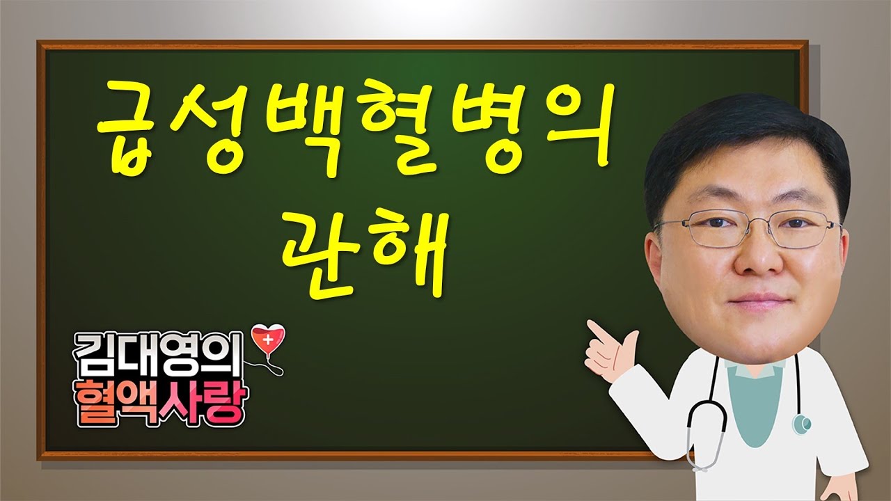 [김대영의 혈액사랑] 급성백혈병의 관해