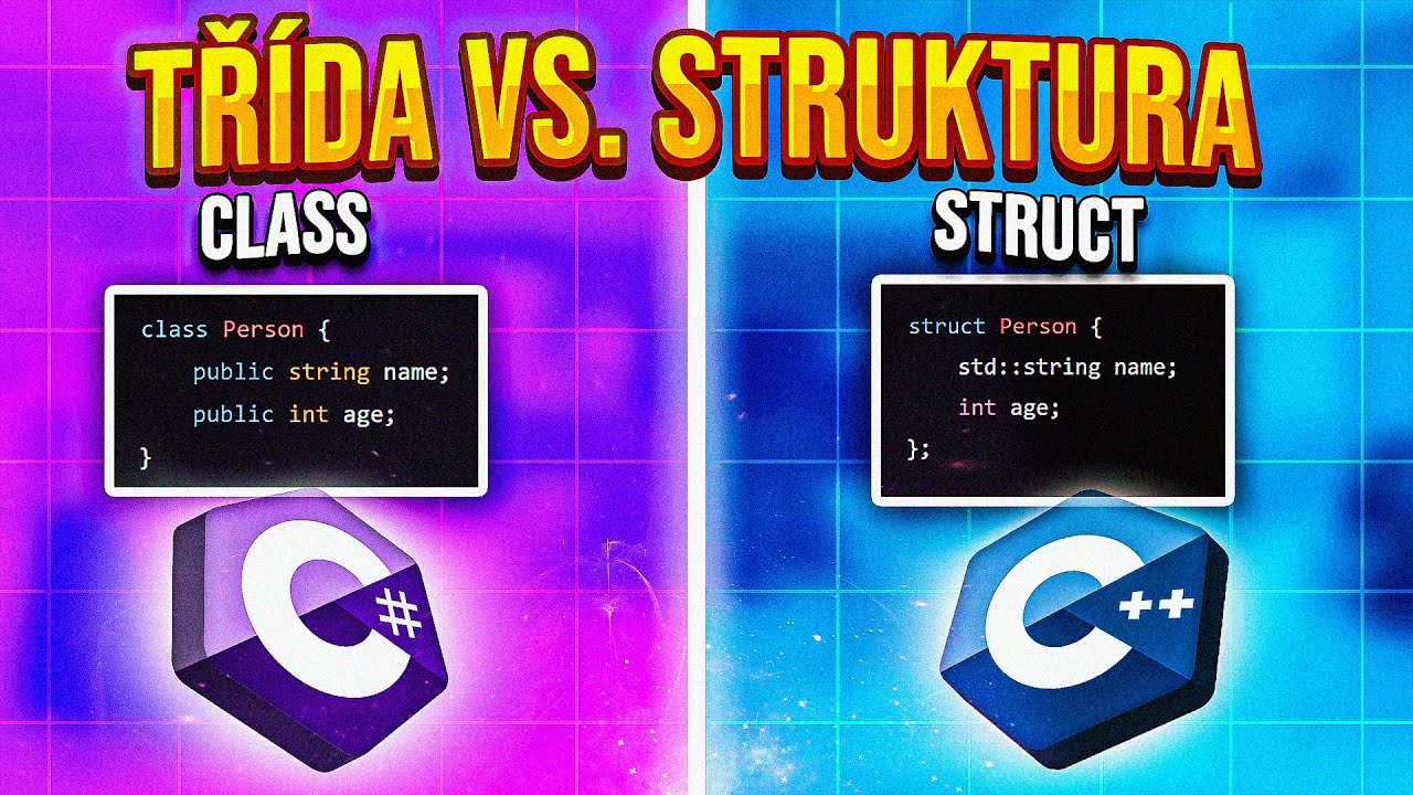Jaký je rozdíl mezi třídou a strukturou?