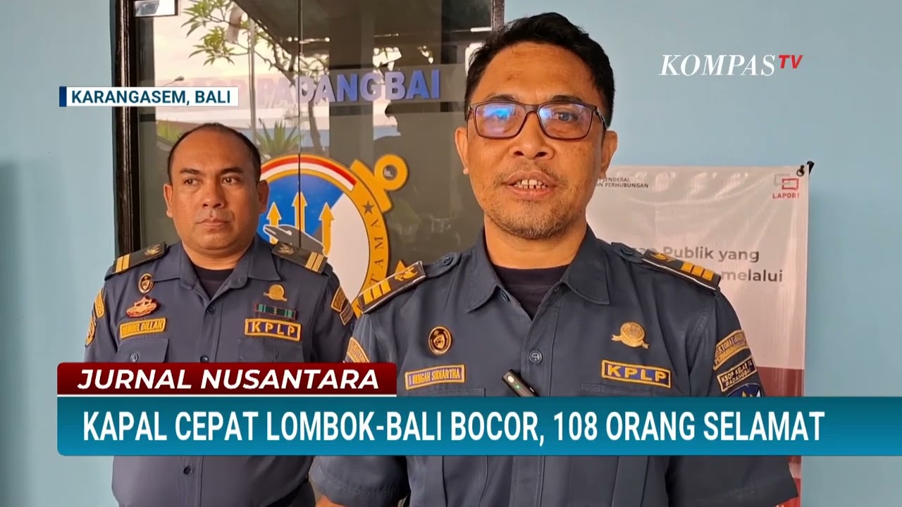 Kapal Cepat Angkut Wisatawan Alami Kebocoran, 108 Penumpang Dievakuasi