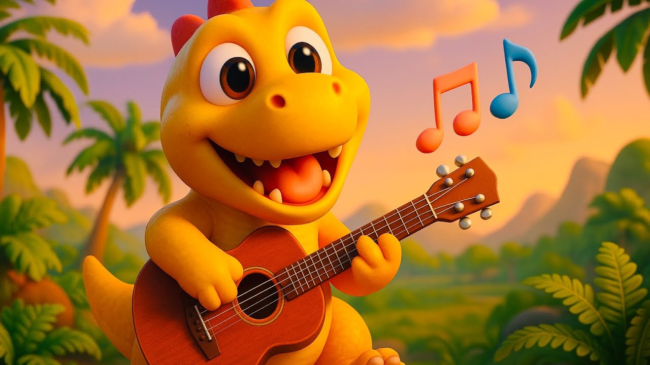 🌙 Luna the Dreamy Diplodocus | A Magical Dinosaur Song for Kids 🌈🦕
