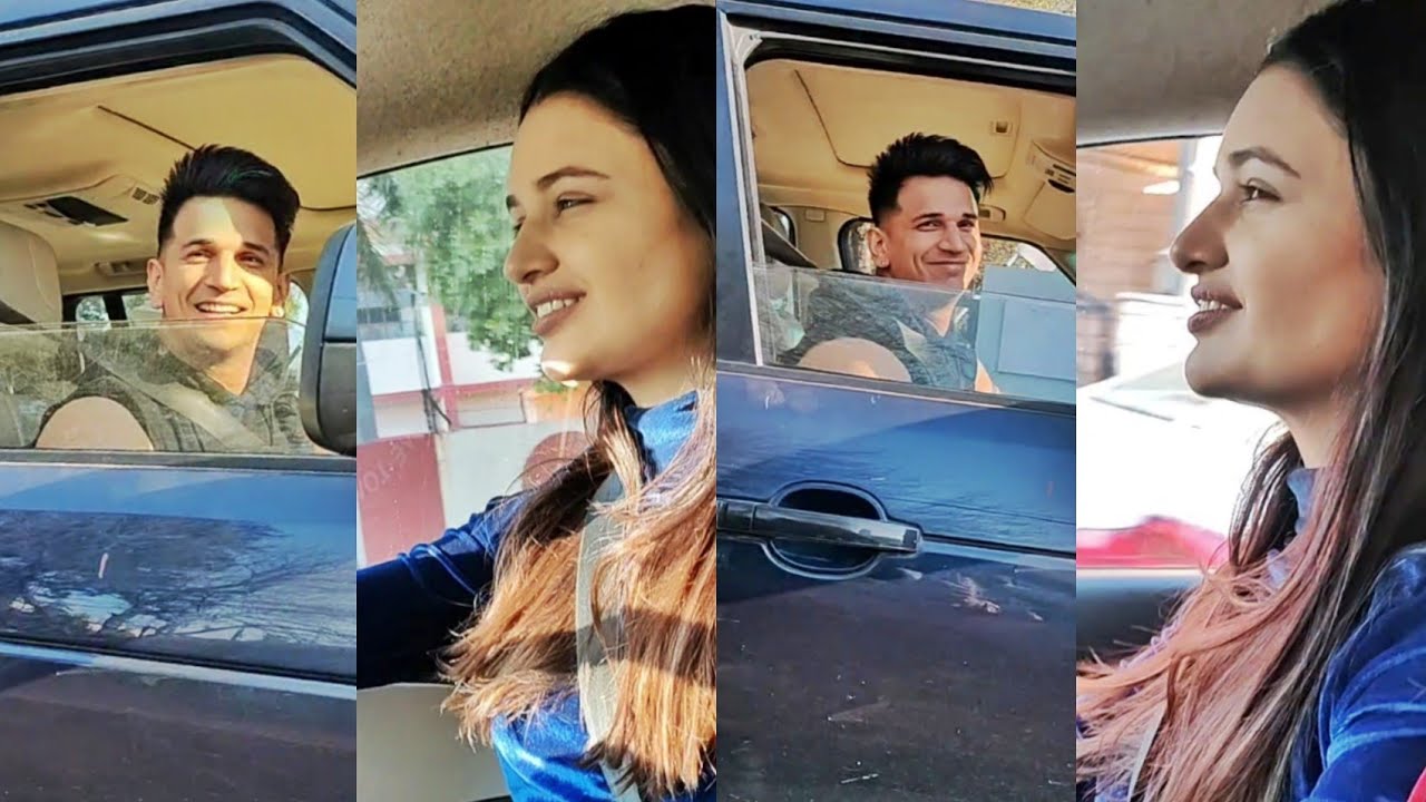 EXCLUSIVE : Yuvika Choudhary & Prince Narula Long Drive with Our Chhotu Panday in Chandigarh 😎😍🔥📷