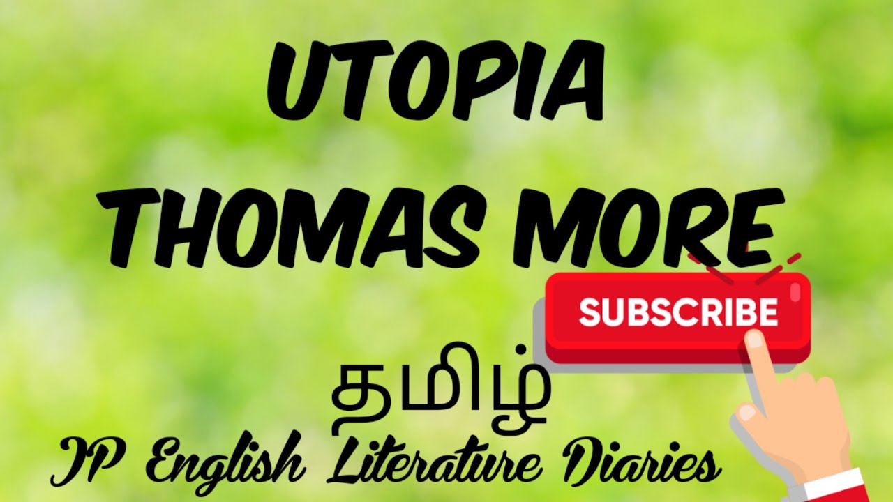 Utopia in Tamil - Thomas More - Summary