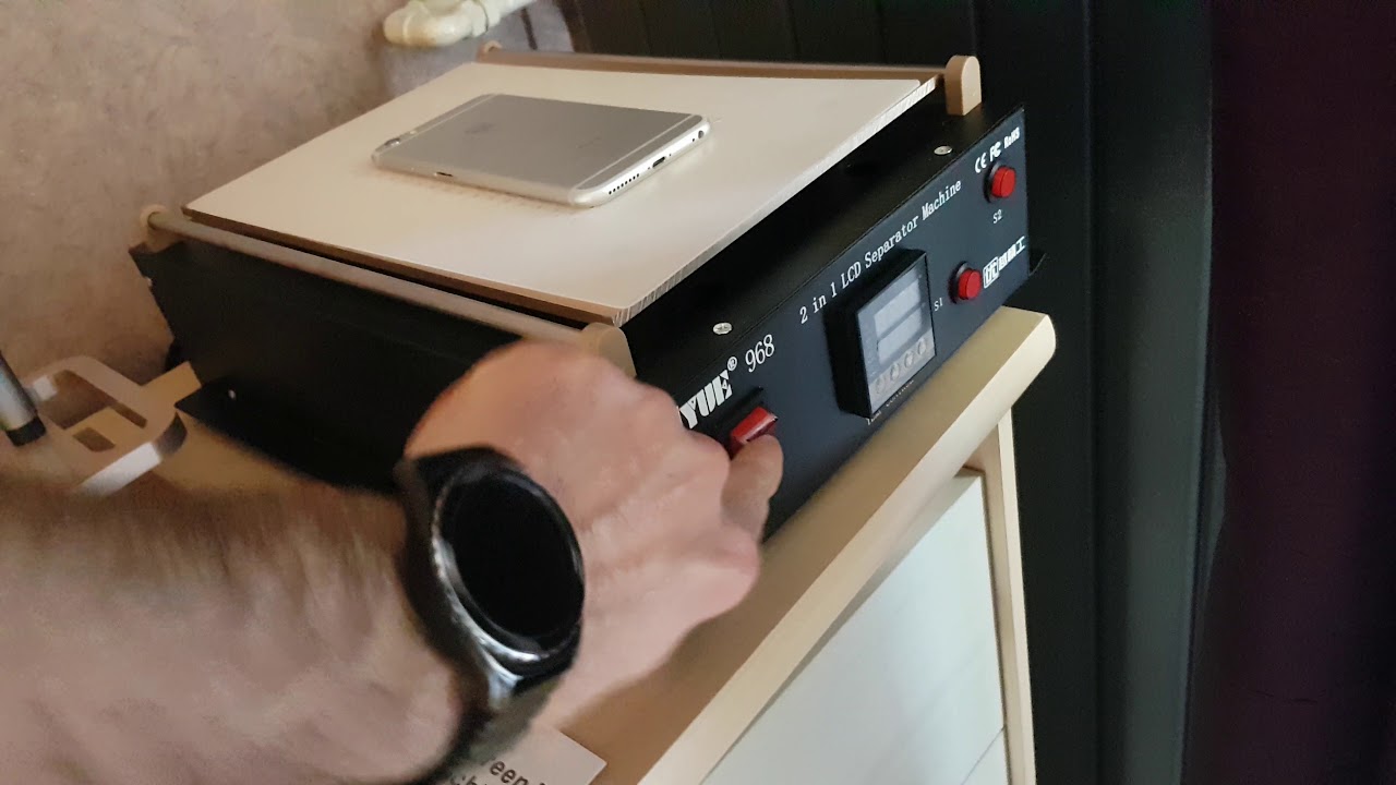 Plaque chauffante pour l'écran tactile d'un iPhone et iPad
