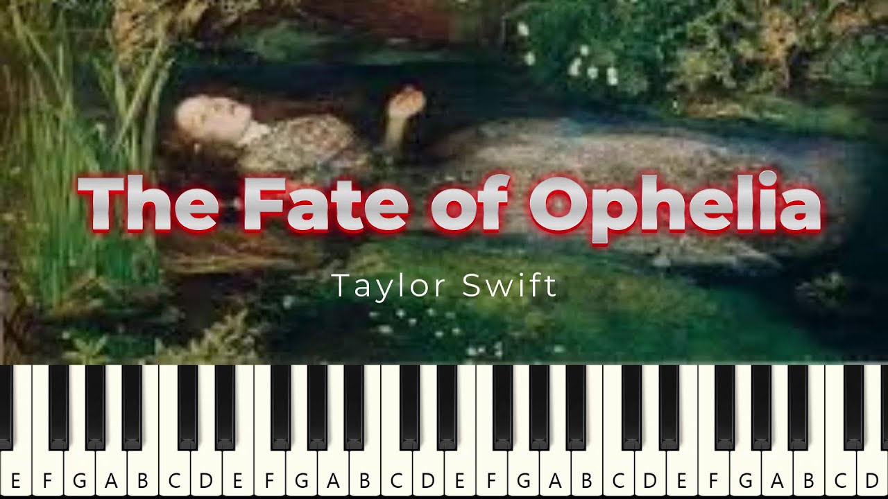 Taylor Swift - The Fate of Ophelia (F major Piano)