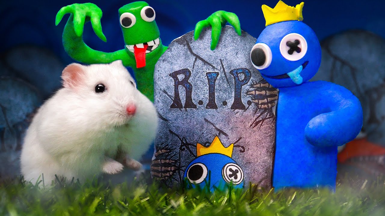 All Amazing Challenges 🐹 Hamster Trapped In Rainbow Friends Maze [Obstacle course!]